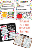 Back to school dry erase board