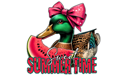 Watermelon summertime duck