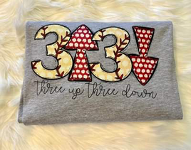 3 up 3 down