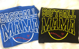 Baseball/Softball Puff Print