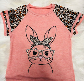 Easter bunny glasses leopard